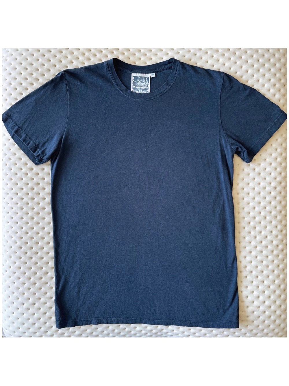 Jungmaven Basic Tee in Navy Blue | Unisex | crewneck, lightweight short sleeve